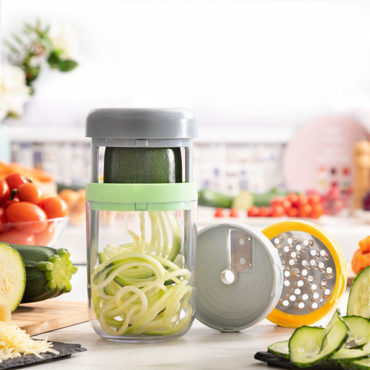 Tagliaverdure a Spirale e Grattugia con Ricette Vigizer InnovaGoods