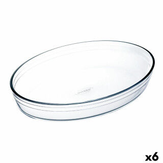 Ovenschaal Ô Cuisine Ocuisine Vidrio Transparant Glas Ovaalvormig 26,2 x 17,9 x 6,2 cm (6 Stuks)