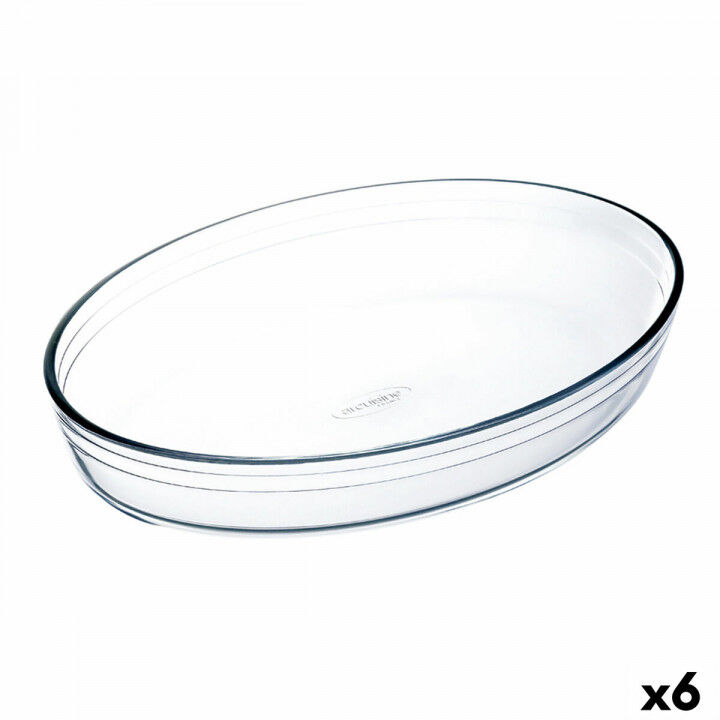 Ovenschaal Ô Cuisine Ocuisine Vidrio Transparant Glas Ovaalvormig 26,2 x 17,9 x 6,2 cm (6 Stuks)