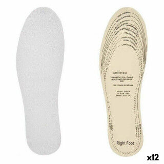 Modelli Sport Bianco Cotone Plastica Lattice 9,5 x 29,5 cm 11,5 x 0,5 x 36 cm (12 Unità)