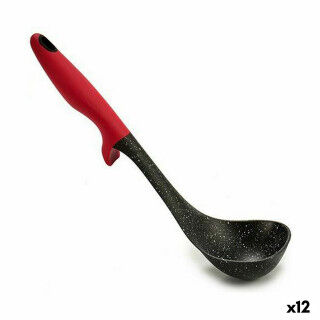 Mestolo Nero Rosso Nylon 7 x 30 x 9 cm (12 Unità)