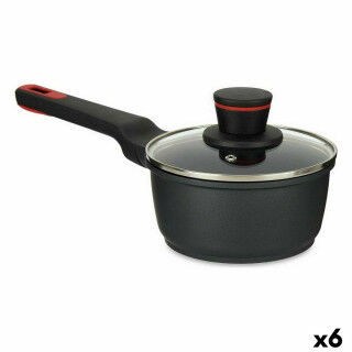 Casseruola con Coperchio Kinvara Nero Metallo Alluminio Bachelite Alluminio fuso Ø 16 cm 17,1 x 14 x 35,2 cm (6 Unità)