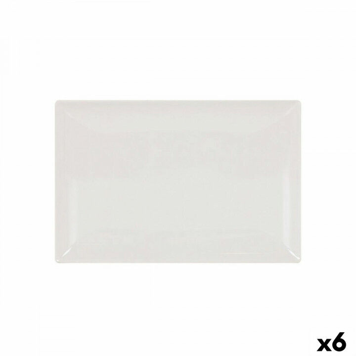 Fuente de Cocina La Mediterránea Elite Rectangular 30 x 20 x 2,5 cm (6 Unidades)