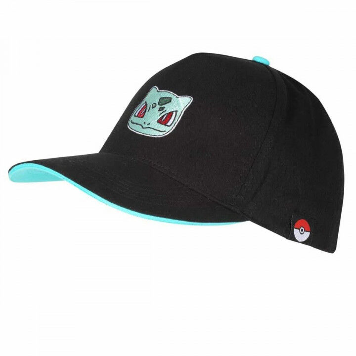 Berretto Unisex Pokémon Bulbasaur Badge Nero Taglia unica 58 cm