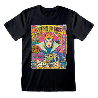 T-Shirt met Korte Mouwen Disney Rotten to the Core Zwart Uniseks