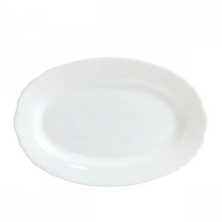Fuente de Cocina Bormioli Ebro Vidrio Ovalado 23 x 15,5 x 2,1 cm (24 Unidades)