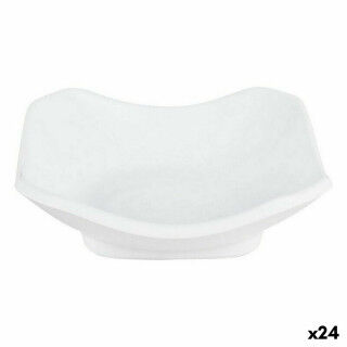 Degustatieset Viejo Valle Troya Wit Melamine Vierkant 11 x 11 x 3,5 cm (24 Stuks)