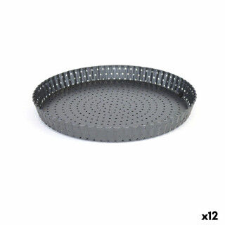 Cakevorm Quttin 28 x 3 cm Geperforeerd Verwijderbaar (12 Stuks)