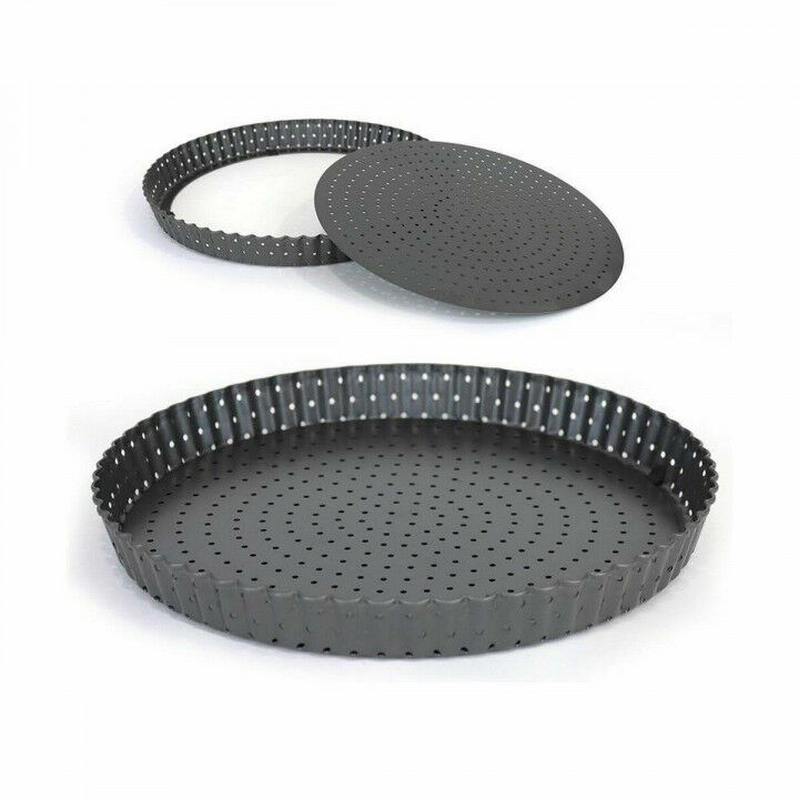 Cakevorm Quttin 28 x 3 cm Geperforeerd Verwijderbaar (12 Stuks)