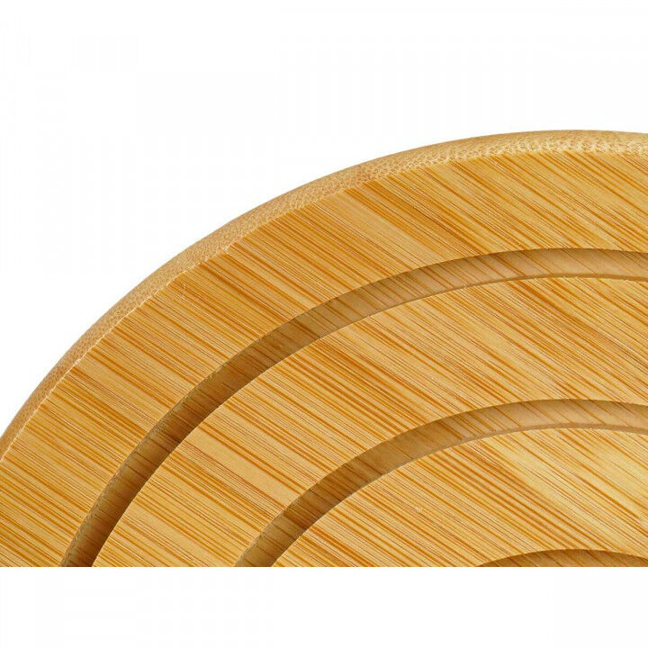 Untersetzer Kinvara natürlich Bambus rund 19 x 1 x 19 cm (24 Stück)