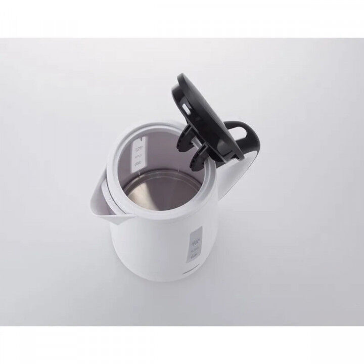 Wasserkocher JATA Weiß Schwarz 2200 W Edelstahl Kunststoff 1 L