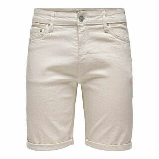 Herren Shorts Only & Sons Onsply 9296 Ecru Beige