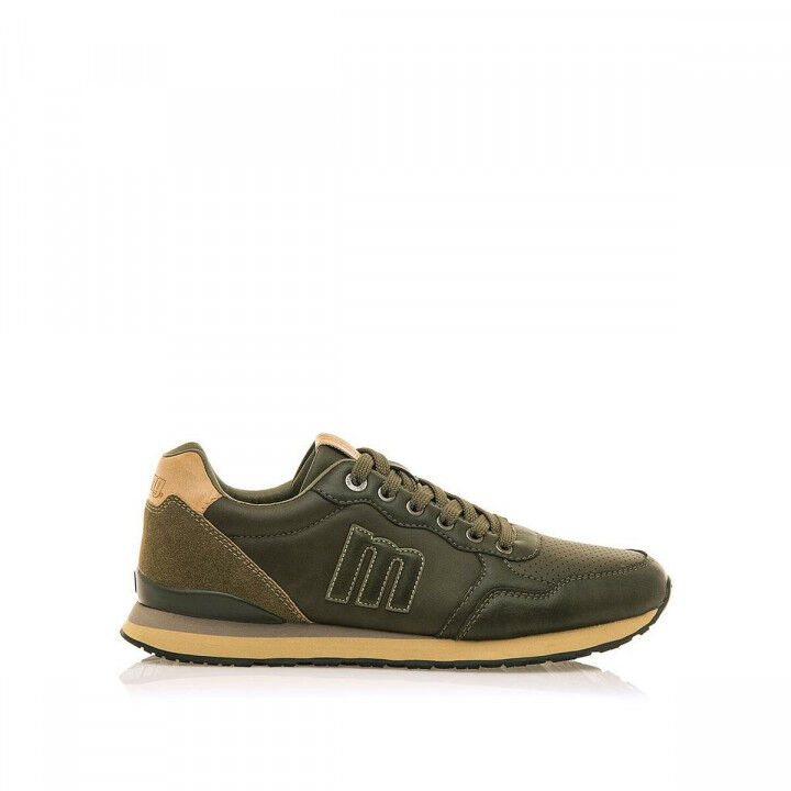 Casual Herensneakers Mustang Flore Kakhy Bussi Kakhy 84755 C56225 Groen