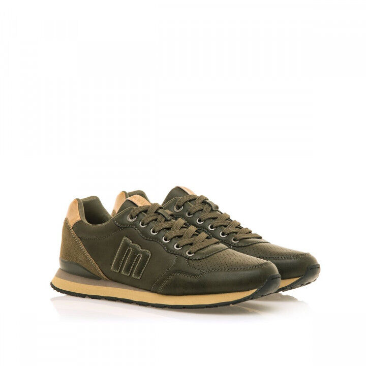 Casual Herensneakers Mustang Flore Kakhy Bussi Kakhy 84755 C56225 Groen