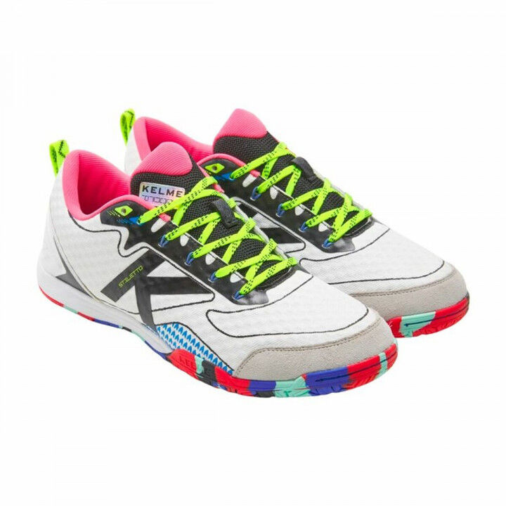 Scarpe da Calcio a 5 per Adulti Kelme Stiletto Bianco
