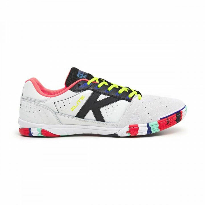 Volwassenen Zaalvoetbalschoenen Kelme Elite Wit Zwart