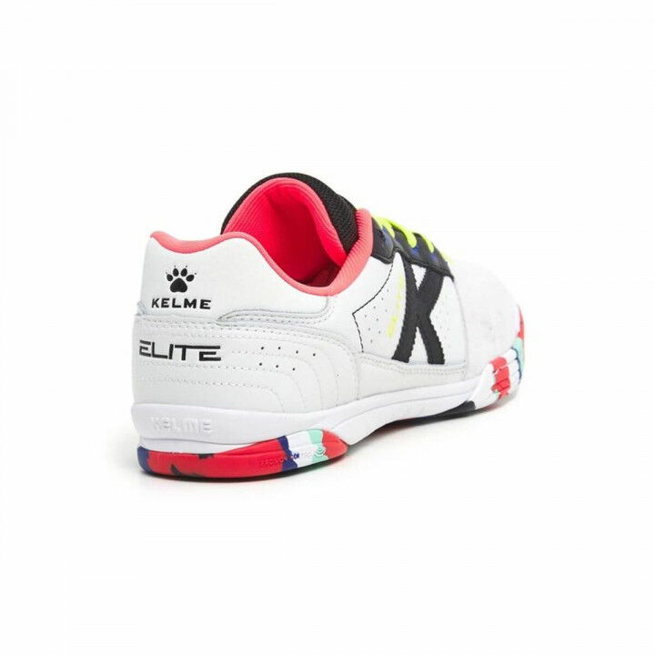 Zapatillas de Fútbol Sala para Adultos Kelme Elite Blanco Negro