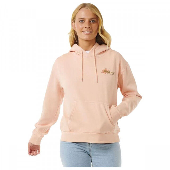 Dameshoodie Rip Curl Wild Bloom Geel