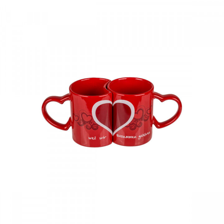 Lot de tasses Out of the Blue Rouge (2 Unités)
