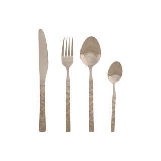 Posate Home ESPRIT Argentato Acciaio inossidabile 15 x 7 x 24 cm 16 Pezzi
