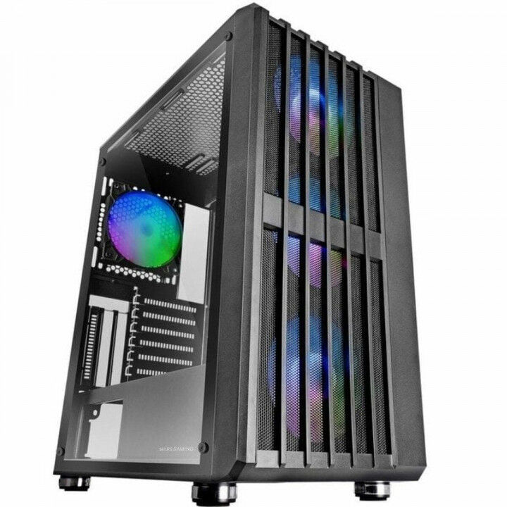 Boîtier ATX semi-tour Mars Gaming MCVAULT Noir