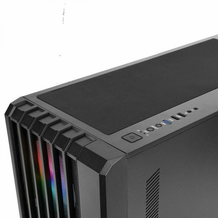 ATX Semi-toren doos Mars Gaming MCVAULT Zwart