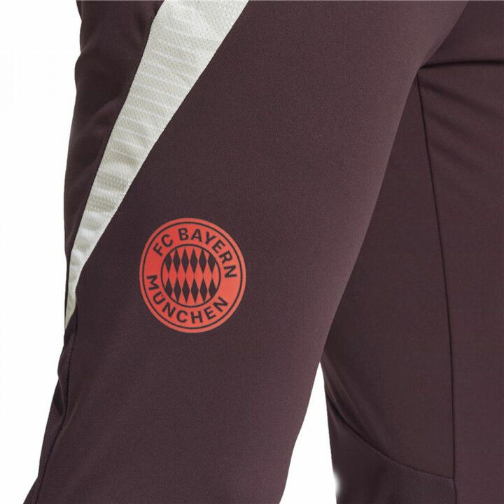 Pantalone Lungo Sportivo Adidas Fc Bayern 24/25 Tiro24 Marrone Rosso Granato Uomo