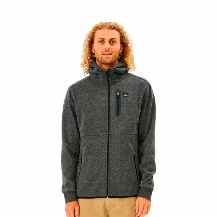 Jas Rip Curl Anti Series Departed Zip Thr Donker grijs