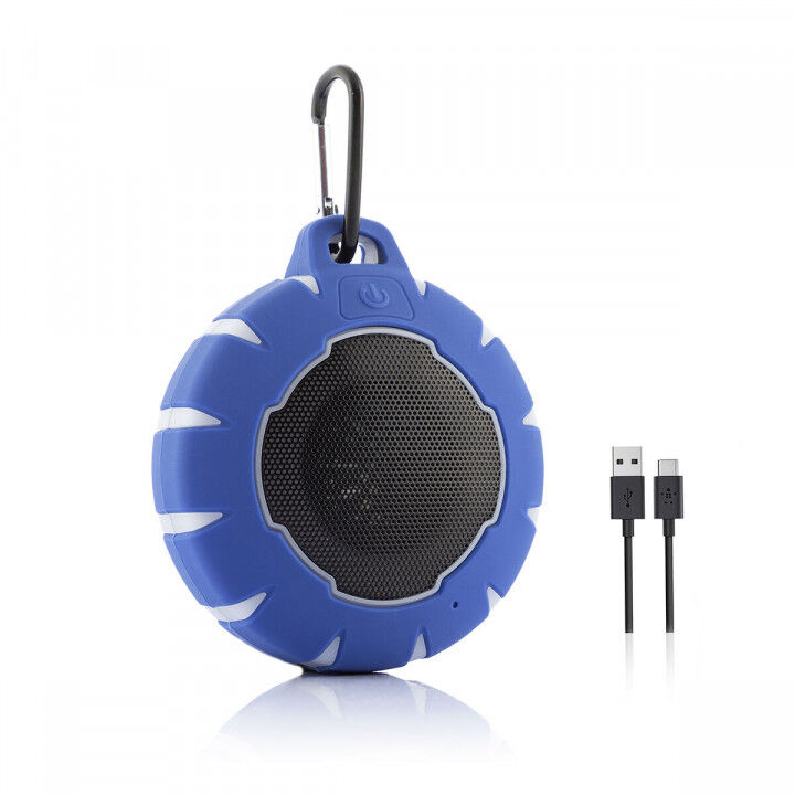 Drijvende draadloze luidspreker met leds Floaker InnovaGoods Blauw Zwart (Refurbished B)