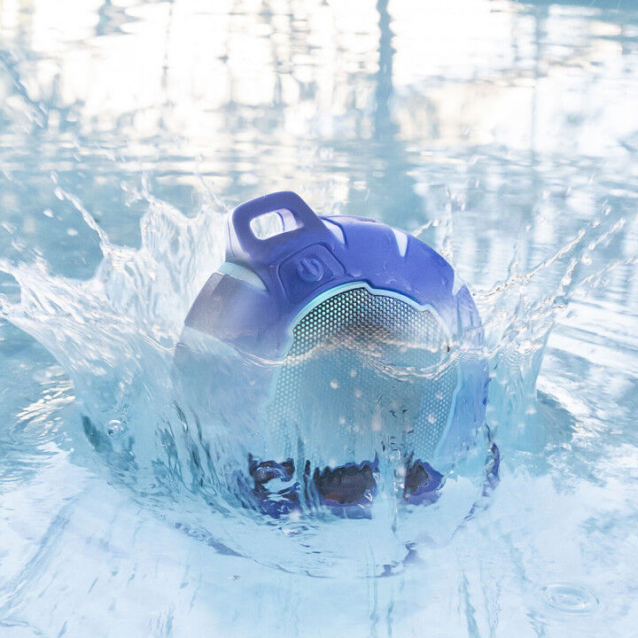 Haut-parleur Sans Fil Flottant avec LED Floaker InnovaGoods Bleu Noir (Reconditionné B)