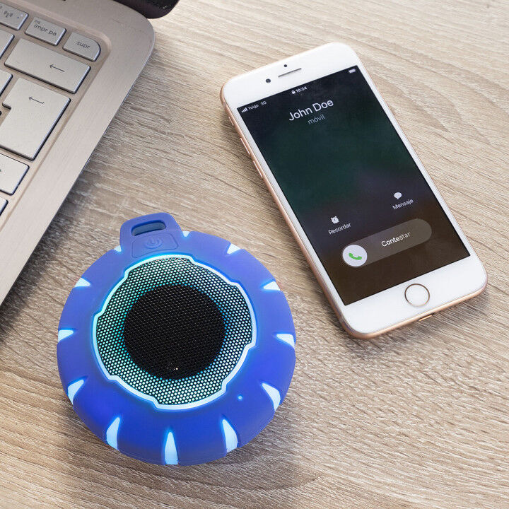 Altavoz Inalámbrico Flotante con LED Floaker InnovaGoods Azul Negro (Reacondicionado B)