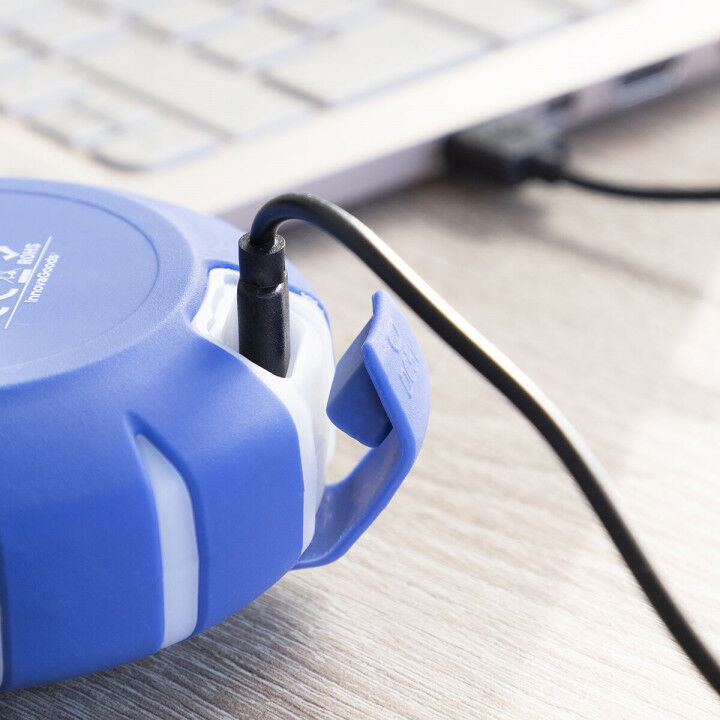 Haut-parleur Sans Fil Flottant avec LED Floaker InnovaGoods Bleu Noir (Reconditionné B)