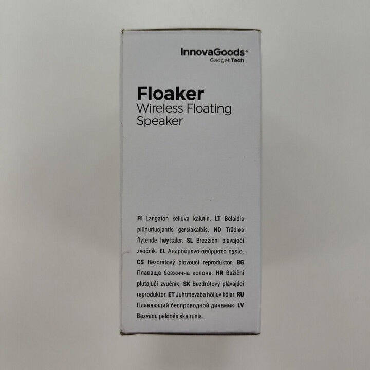 Drijvende draadloze luidspreker met leds Floaker InnovaGoods Blauw Zwart (Refurbished B)