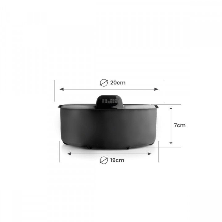 Airfryer Mand Ibili 20 Siliconen