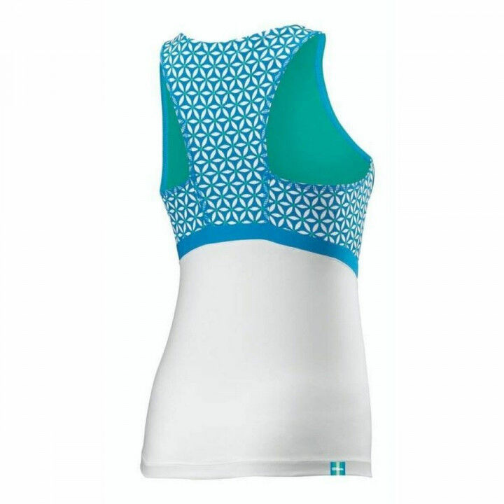 Ärmelloses Damen-T-Shirt Wilson Glamour grün Tennis Reversibel (Restauriert C)