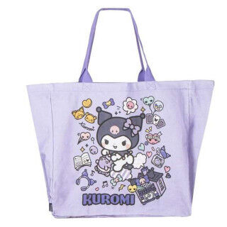 Sac à Achats Hello Kitty Kuromi  Lila 48 x 43 x 17 cm