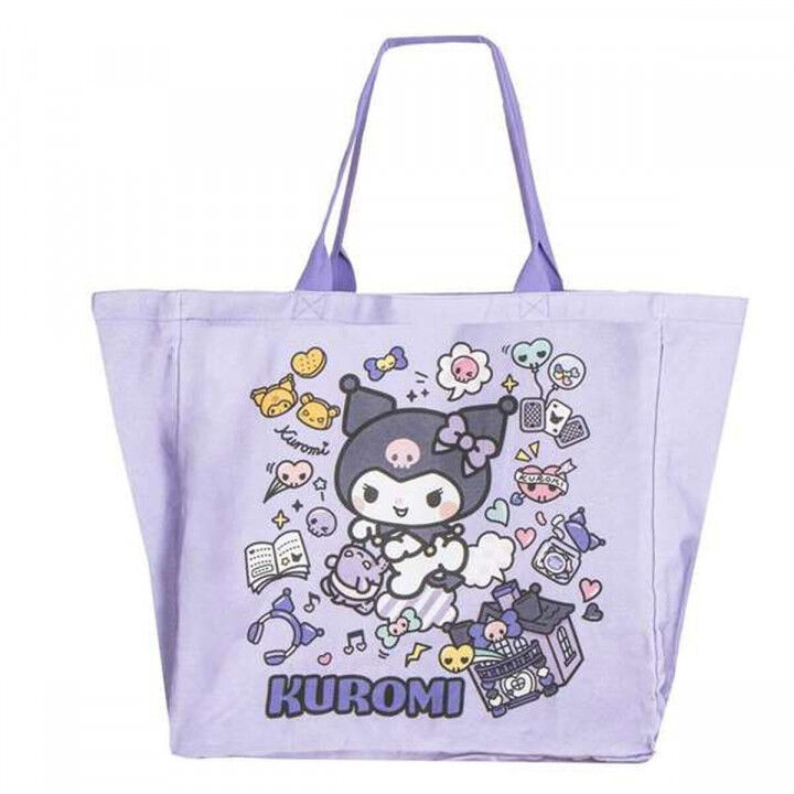 Einkaufstasche Hello Kitty Kuromi  Lila 48 x 43 x 17 cm