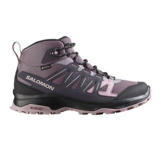 Wanderschuhe für Damen Salomon Storen Mid GTX Lila