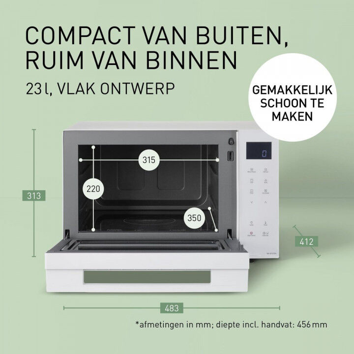 Microonde con Grill Panasonic NNDF37PWEPG Bianco 1000 W 23 L (Ricondizionati A)