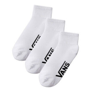 Calzini Sportivi Vans Classic Quarter Crew Bianco 3 Pezzi