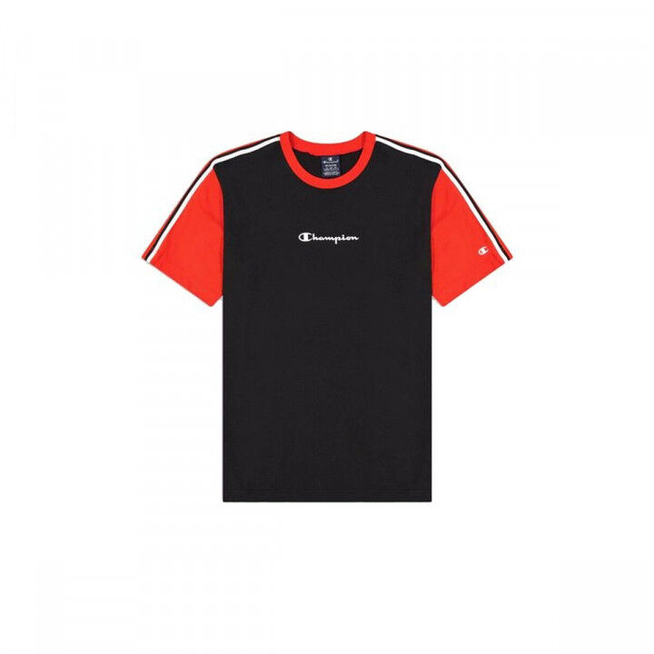 Heren-T-Shirt met Korte Mouwen Champion Zwart