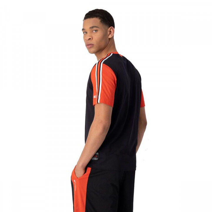 Herren Kurzarm-T-Shirt Champion Schwarz