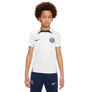 Maglia da Calcio a Maniche Corte per Bambini Nike París Saint-Germain Strike Bianco