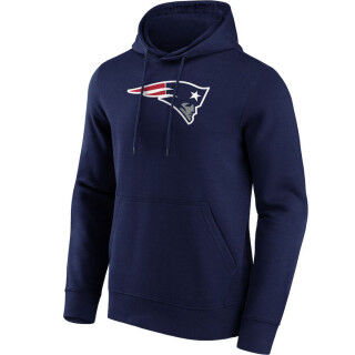 Training Sweatshirt voor Volwassenen New Era CHST PRNT TM LOG HOODY Blauw (3XL)