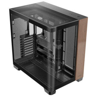 ATX Semi-Tower Gehäuse Antec C8 Curve Wood Schwarz Durchsichtig Holz (Restauriert B)