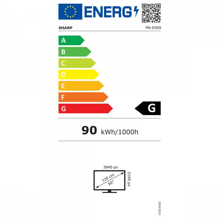 Videowall Monitor Sharp 60006182 4K Ultra HD 50" (Refurbished A)