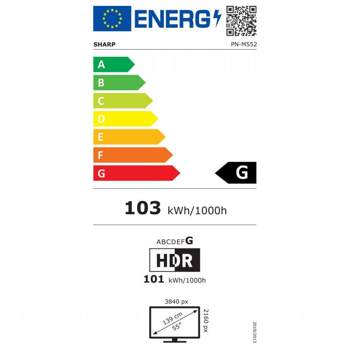 Videowall-Monitor Sharp 60006055 4K Ultra HD 55" (Restauriert A)