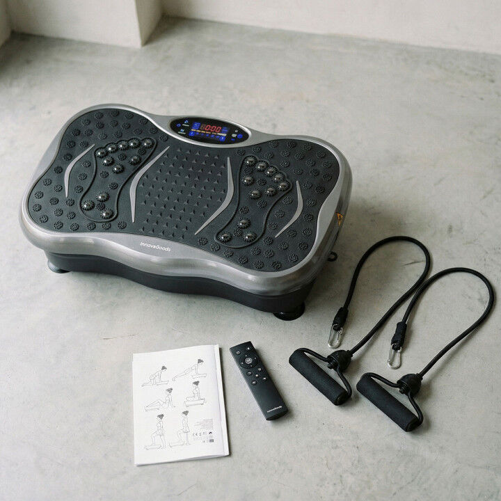 Plataforma Vibratoria con Altavoz, Bandas de Resistencia y Mando a Distancia Vivflow InnovaGoods