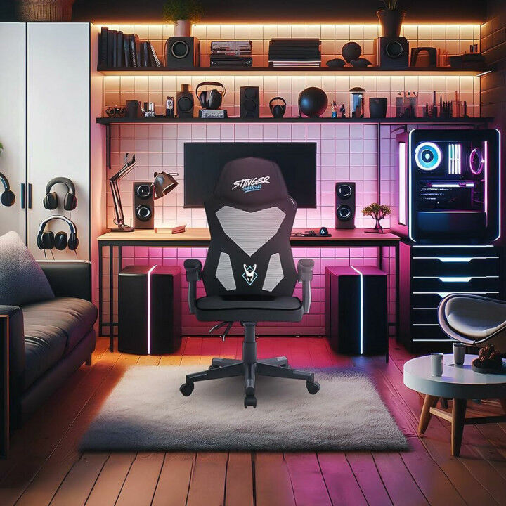 Silla Gaming Woxter GM26-124 Negro (Reacondicionado A)
