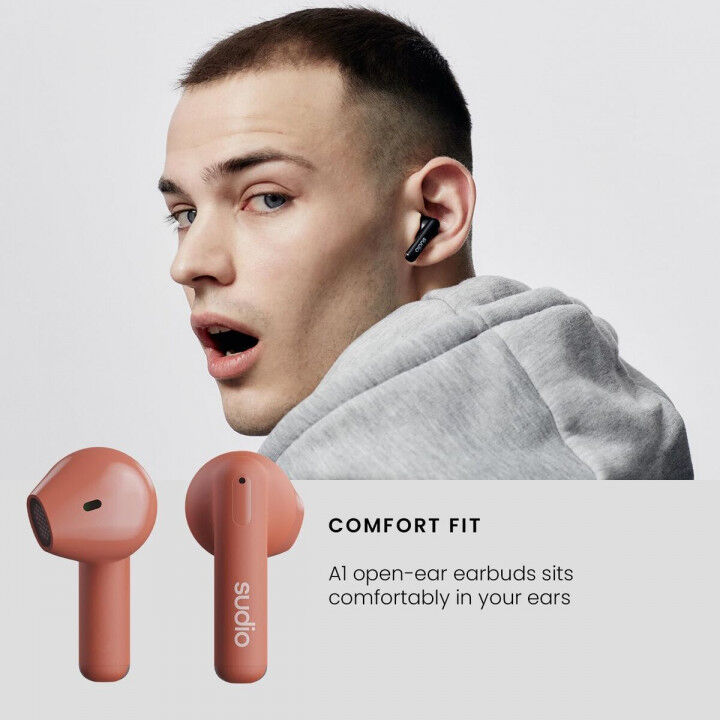 In-ear Bluetooth Headphones Sudio A1 True Wireless Orange